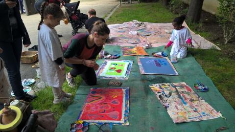 Roulotte Fête amandiers 2016