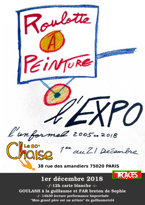 Roulotte À PEINTURE, l'Expo l'unformel